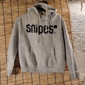 SNIPES Grey/Marled White Women's M croppedHoodie